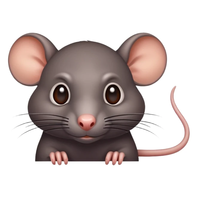 A bad rat that is up to no good sticker