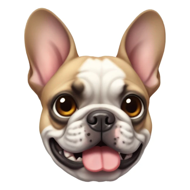 Teddy the frenchy sticker