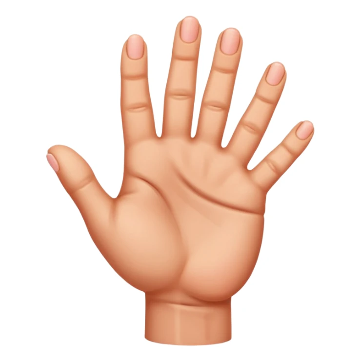 make a hand doing the action of a pinch sticker