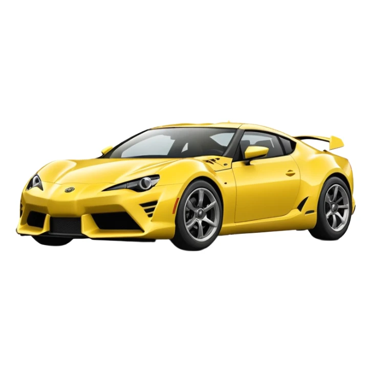 2025 Toyota 86 styled like a Lamborghini Miura  sticker