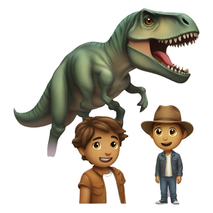 The child of a horse and a t rex sticker