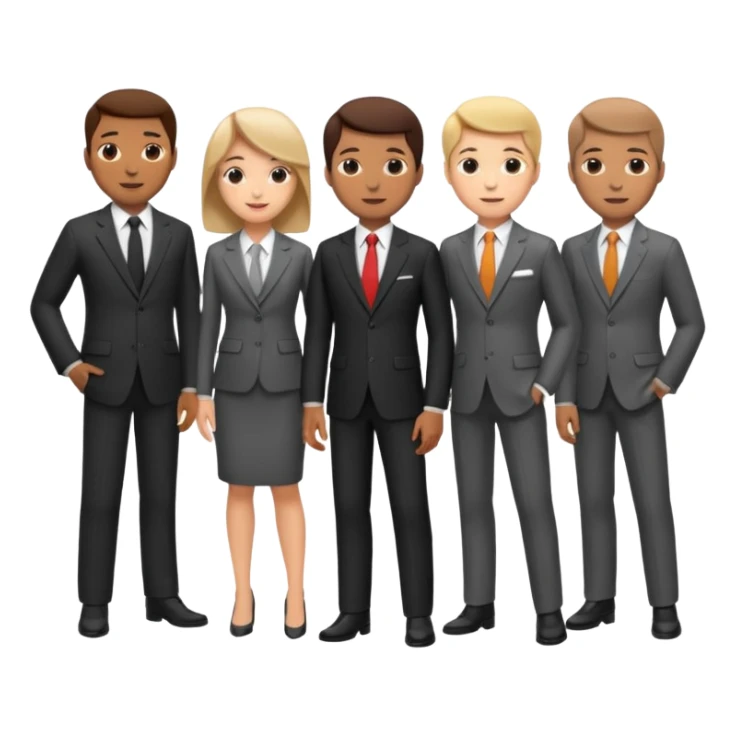 group of people, media agency sticker