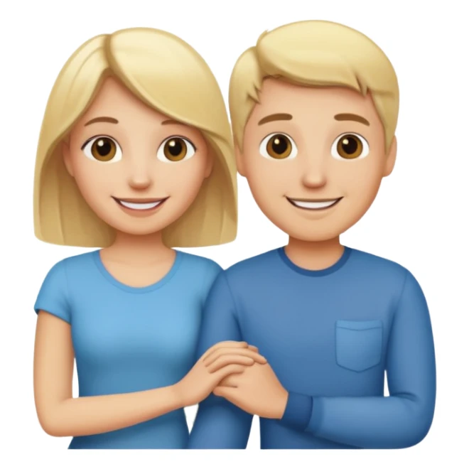 phone wallpaper with blonde couple as wallpaper sticker