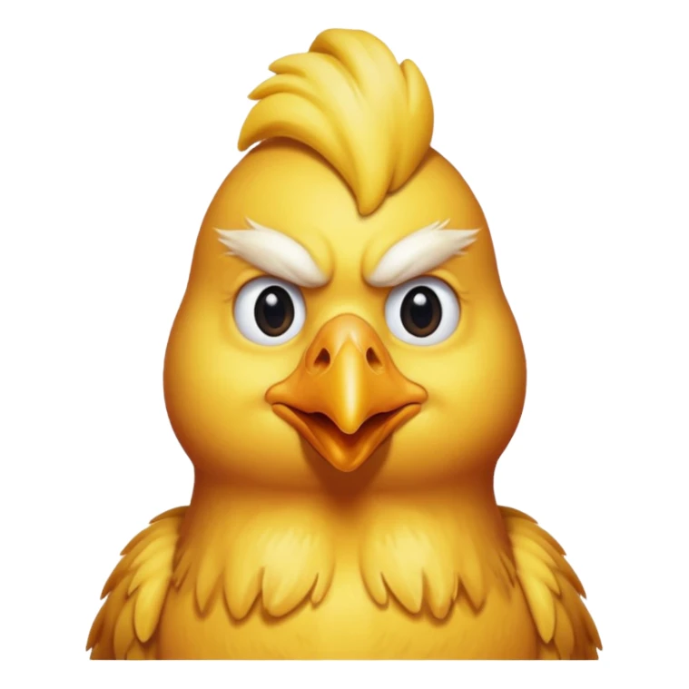 Donald trump dressed as a chicken  sticker