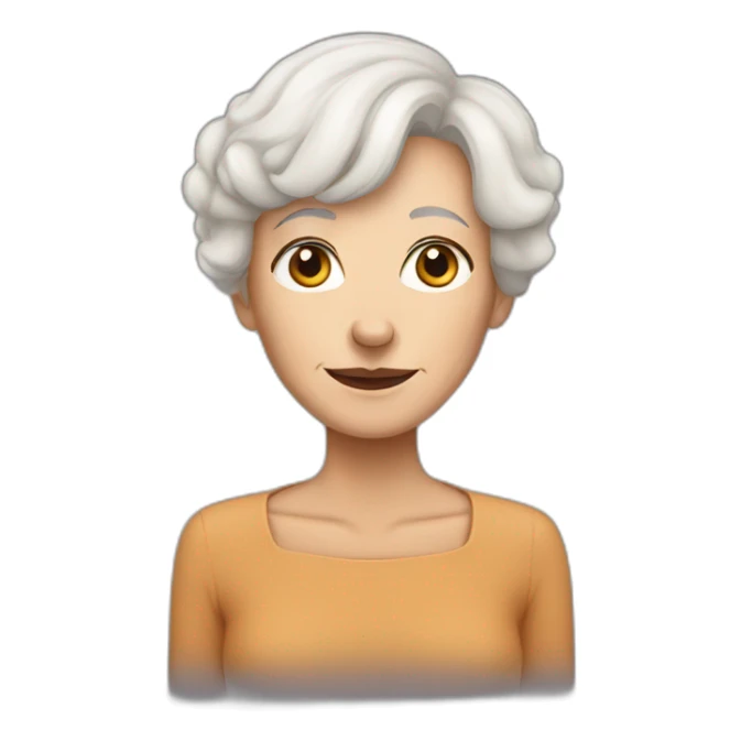 skinny old white lady with short hair and Rhodesian Ridgeback sticker