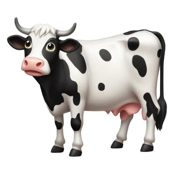 Vache avec sur la planete  sticker