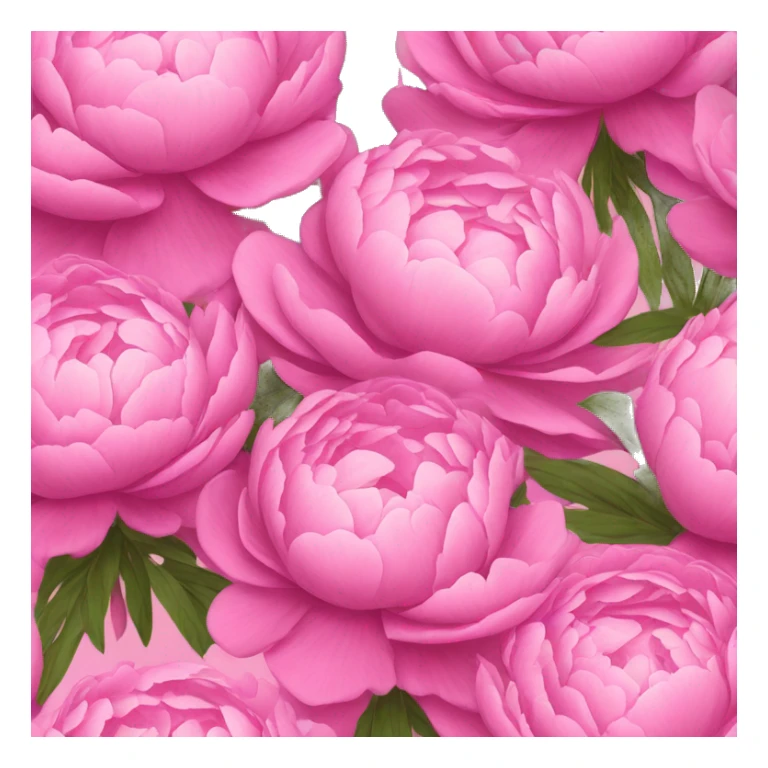 Bouquet of pink peonies sticker