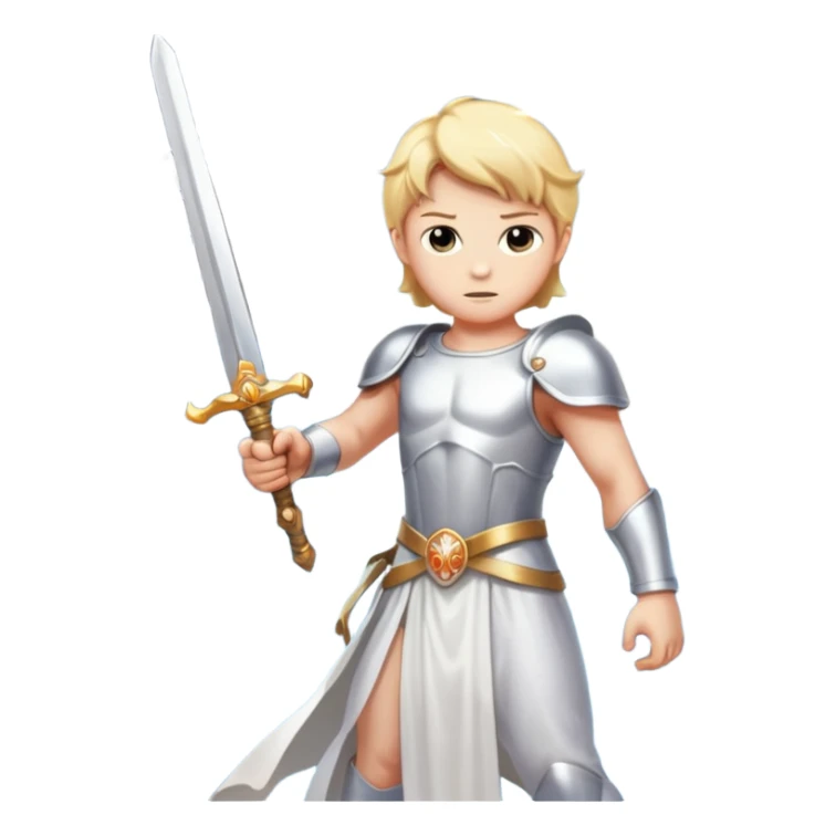 - 🛡️ Shield – symbolizing protection
- ⚔️ Sword – representing spiritual warfare
- 👼 Angel – the heavenly messenger
- ✨ Sparkles – highlighting his glory.  killing the satan sticker