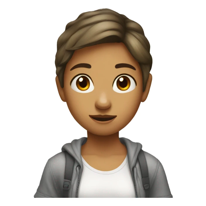 Girl with t shirt and barefoot and no sticker