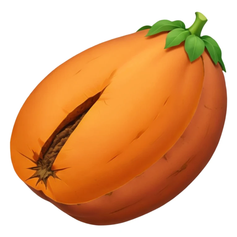 pointy sweet potato no green part sticker