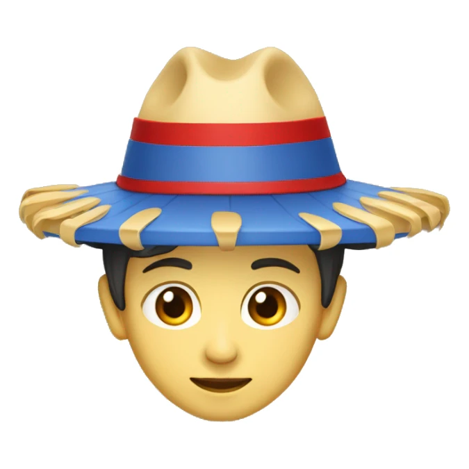 Calabera amarilla azul rojo sticker