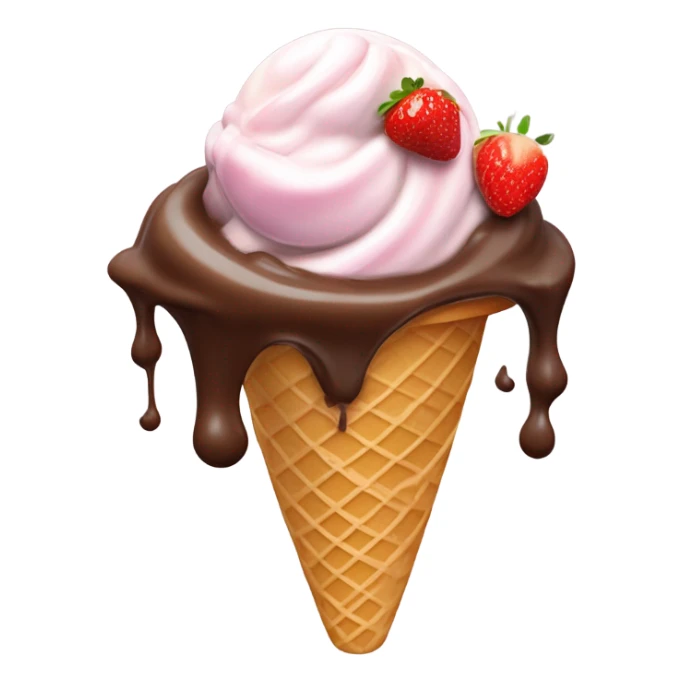 spoon of ice cream sticker