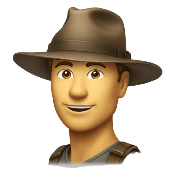 Visage sur le chapeau de ace de one pièce  sticker