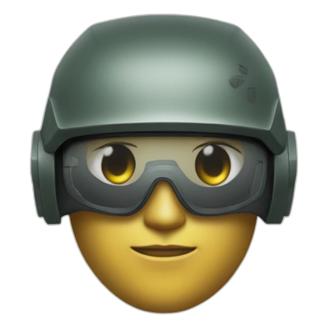 Cybernetic soldier from the movie "Universal Soldier" sticker