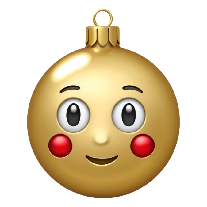 Christmas  gold   sticker