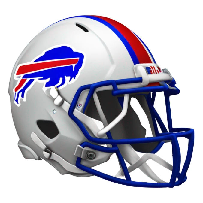 Buffalo bills football helmet  sticker