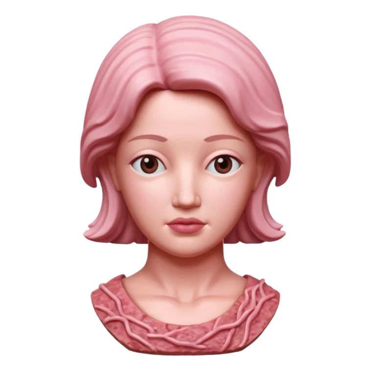 Woman Statue fine art made of spam meat sticker