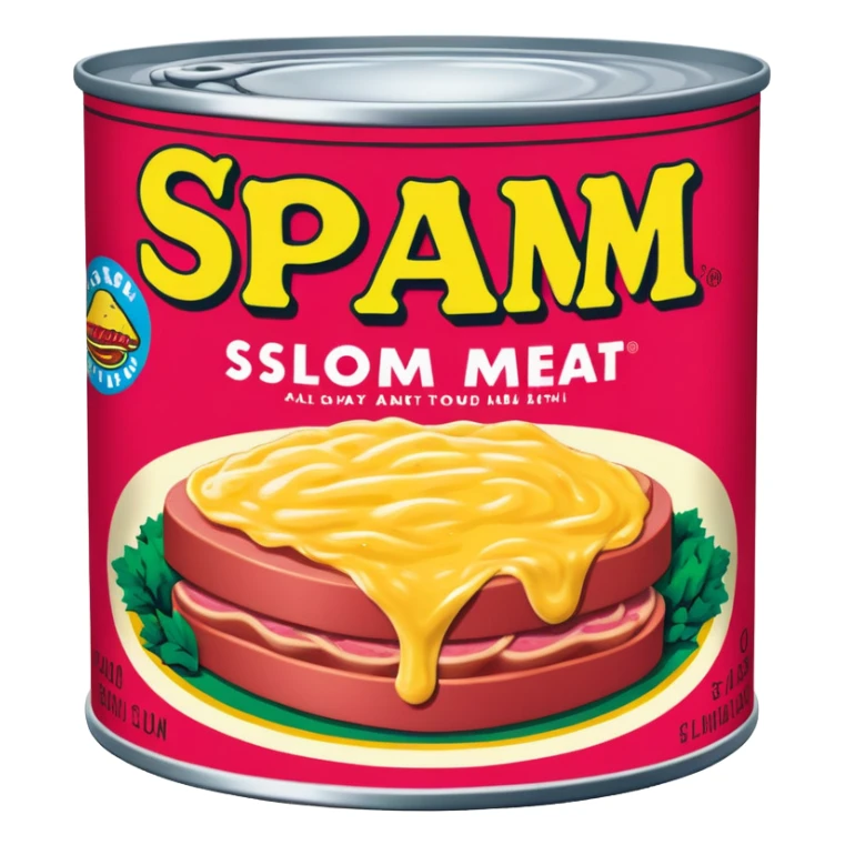 pop art SPAM meat slop advertisement warhol landscape  sticker