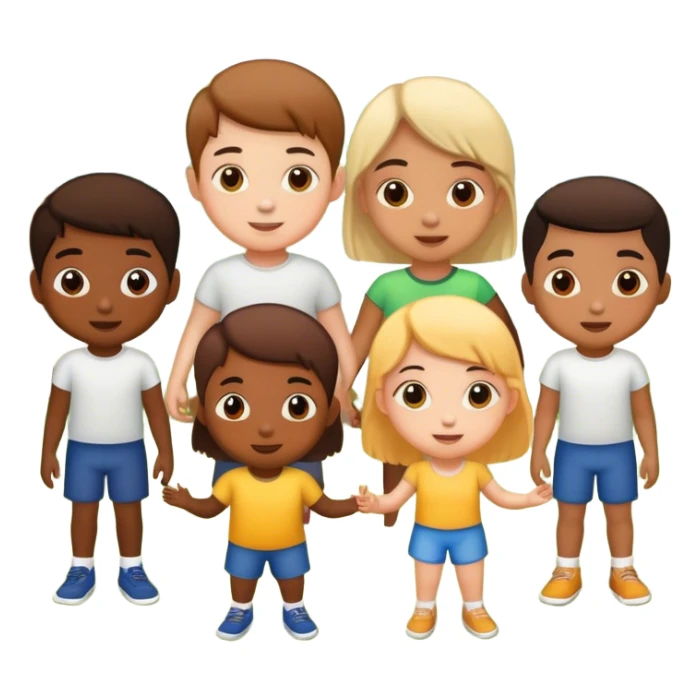 kids playing in the park sticker