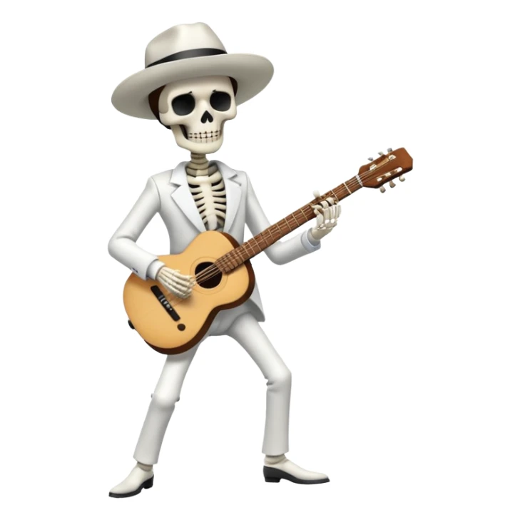 Ernesto de la Cruz skeleton musician sticker