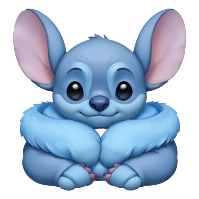 Stitch from Lilo and Stitch, looking sleepy sticker