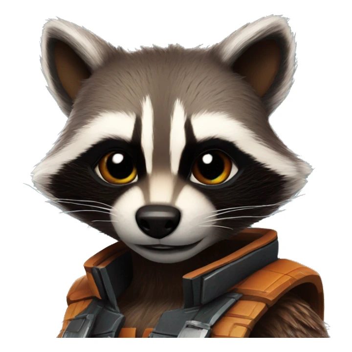 guardians of the galaxy racoon sticker
