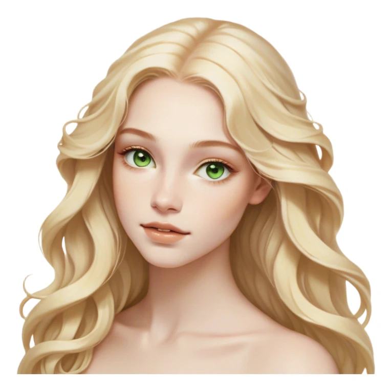 Cinematic Realistic Rapunzel Portrait, with porcelain-like skin featuring a subtle, natural glow, illuminated by soft lighting that brings out the gentle contours of her face. Her long, golden blonde hair cascades in detailed waves, each strand highlighted with a radiant shimmer as it catches the light. Her bright, expressive green eyes exude curiosity and warmth, framed by delicate lashes and soft, arched brows. Her expression is playful and vibrant, with a gentle smile. She is dressed in her classic lavender and pink gown, the fabric textured with delicate folds that flow naturally, catching the light with a soft, radiant glow. The portrait captures a luminous, enchanting aura, seamlessly blending realism with a whimsical, fairytale charm, evoking a timeless sense of beauty and magic. sticker