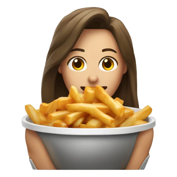 Poutine qui embrasse a femme sticker