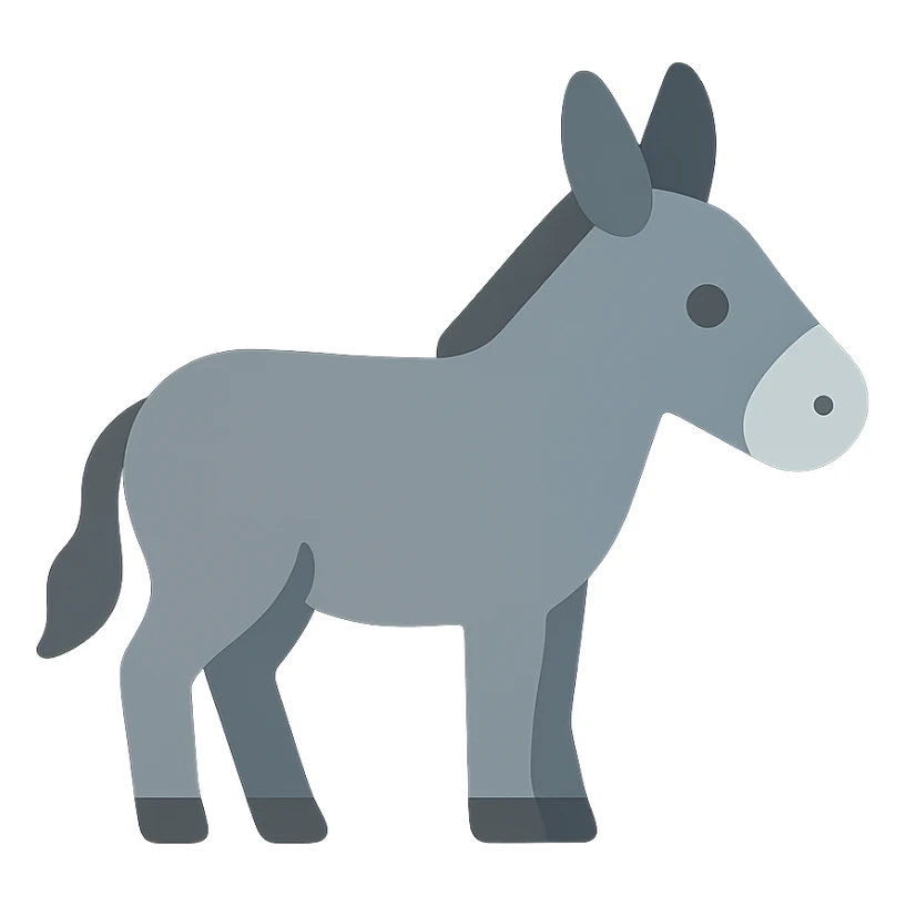 Donkey sticker