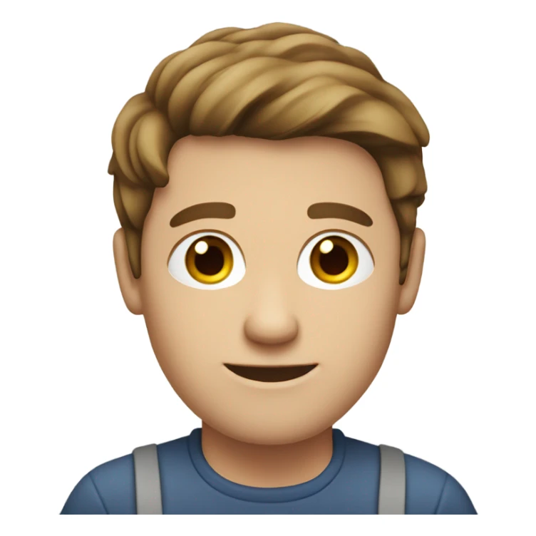 white-skinned male brown hair product designer sitting with macbook sticker