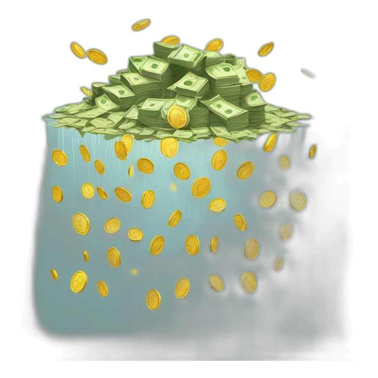 rain of money sticker