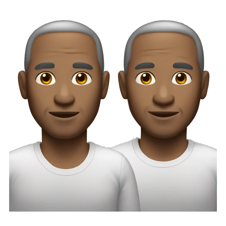 50 year old lightskinned man with straight short ha sticker