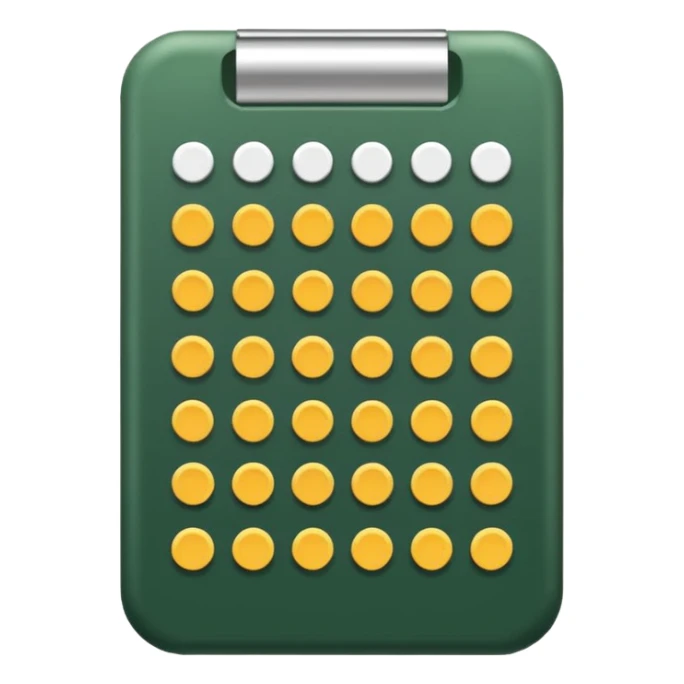 habit tracker forest green sticker