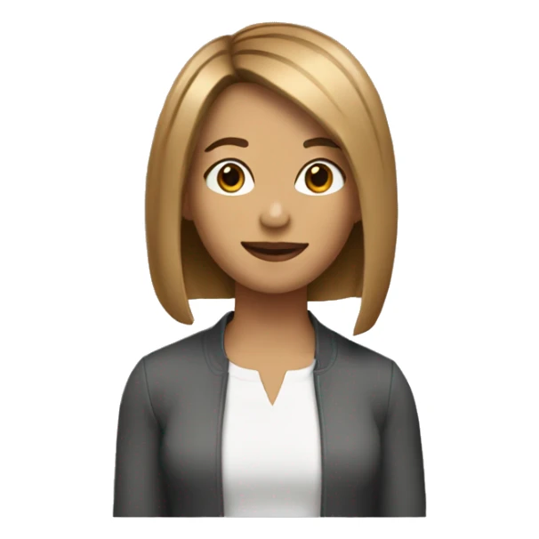 the Rachel haircut, light brown sticker