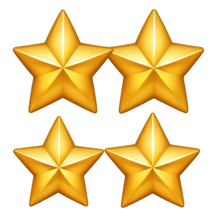4.5 stars with the 5th star half of it filled sticker
