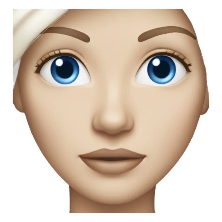 "blue eyes" "white hair" "woman" "light skin" "aha" sticker