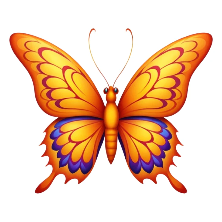 Butterfly phoenix sticker