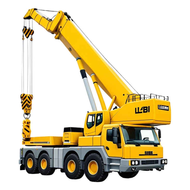 Crane - Liebherr LTM 1200-5.1 (Model Year: 2022) (Iconic colour: Yellow) sticker