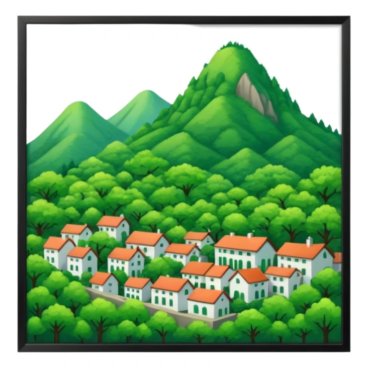 In our hometown, there’s plenty of trees sticker