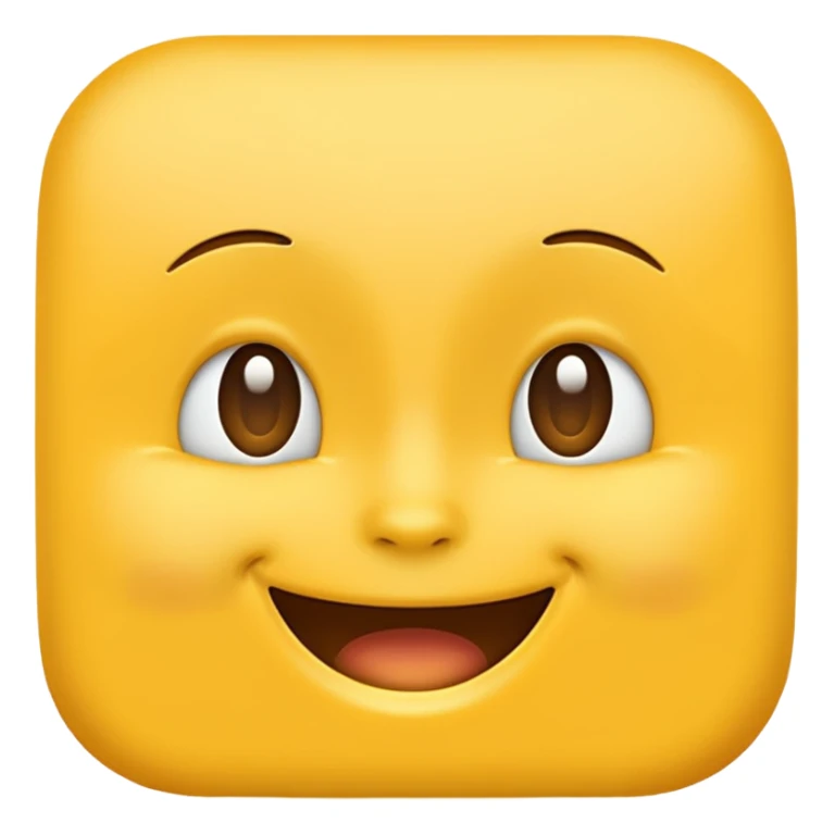 happy face emoji, classic style sticker