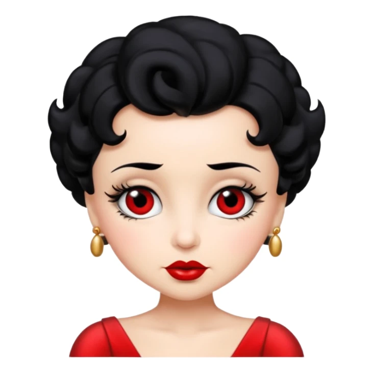 Betty boop old classy cartoon character  sticker