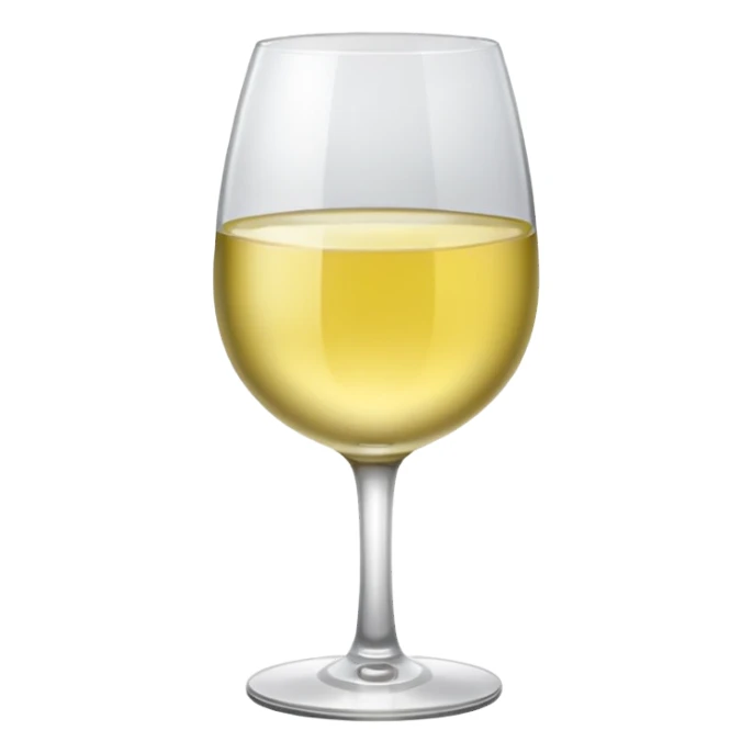 glass of white wine  sticker