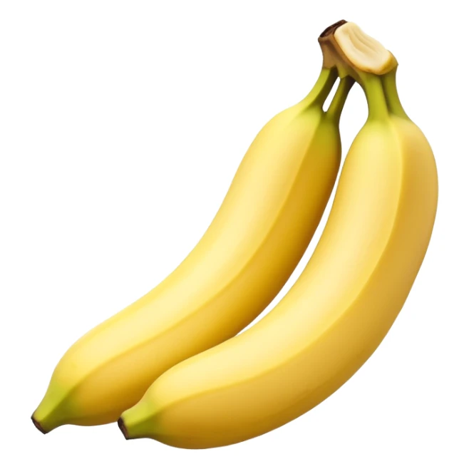 Skin removed Banana  sticker