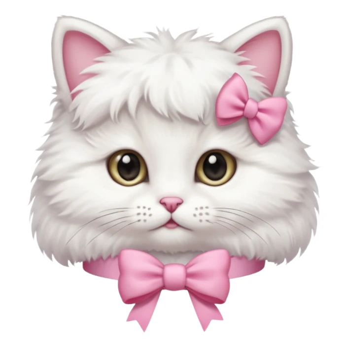 Baby cat have🎀and like pinterest drawing soft and cutie sticker