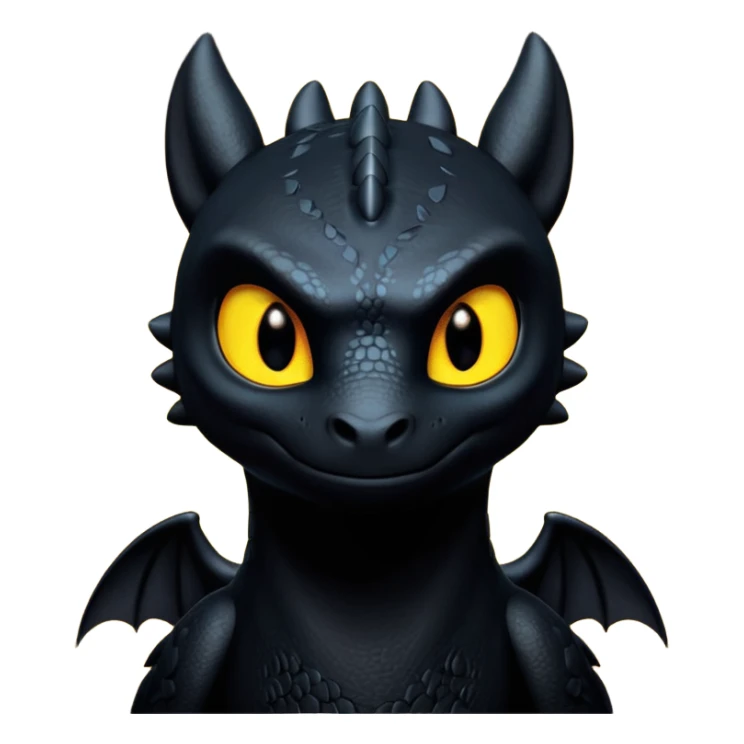 Night fury how to train your dragon sticker