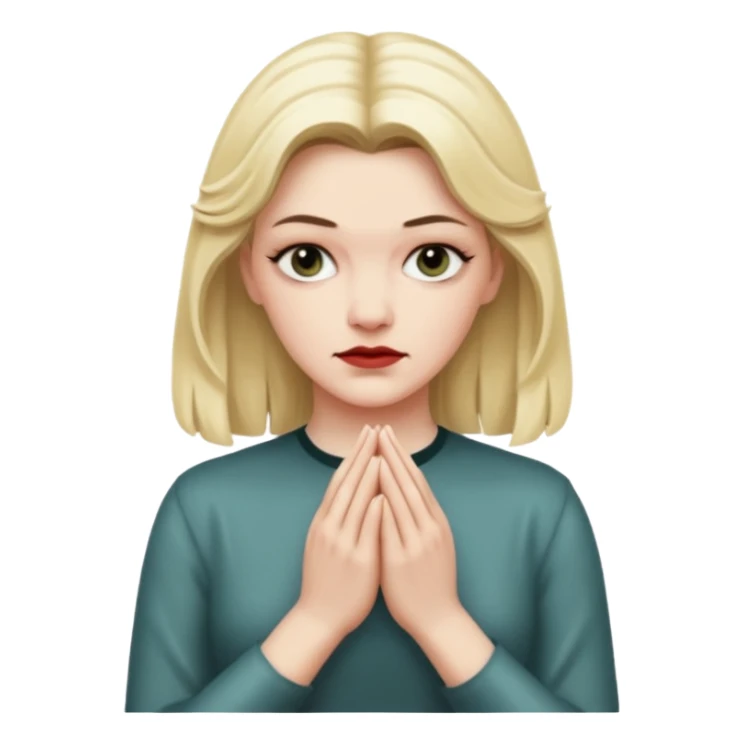 Laura Palmer from Twin Peaks  hands' gesture sticker