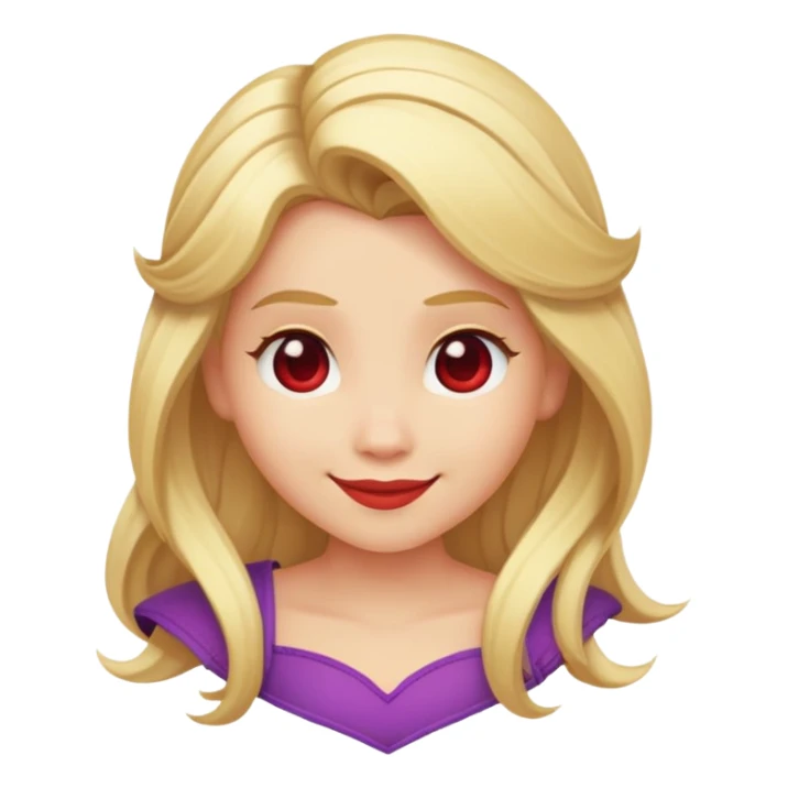 une emote twitch de raiponce avec un coeur sticker