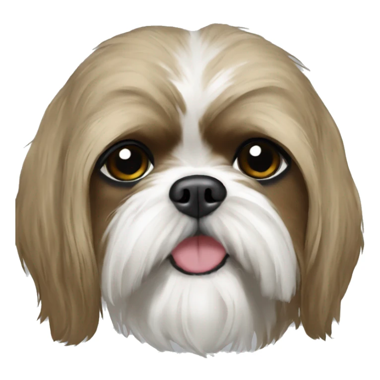 Shih Tzu wearing a hoodie sticker