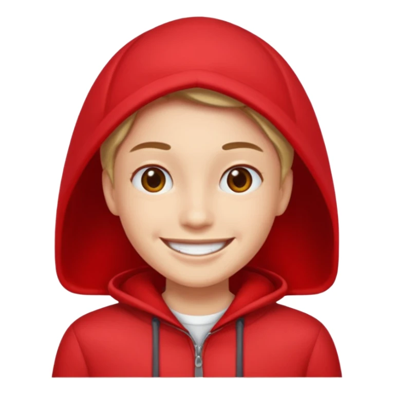 Containted anger it's the smile but red sticker