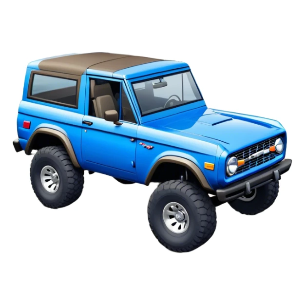 Ford Bronco - Ford (Model Year: 2021) (Iconic colour: Blue) sticker